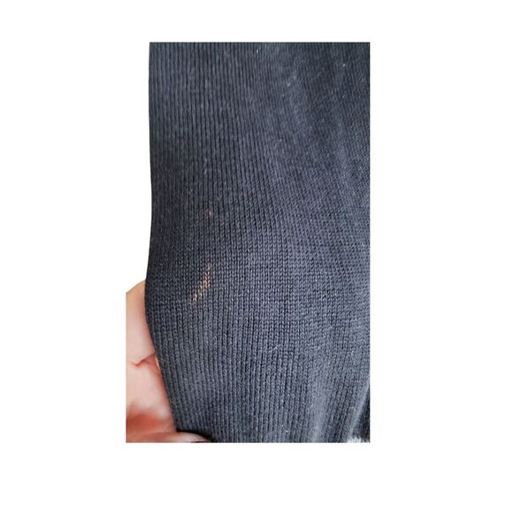 Roxy Black Gray Two Tone Button Cardigan Sweater Size Small Womens Minimalist - Picture 3 of 6